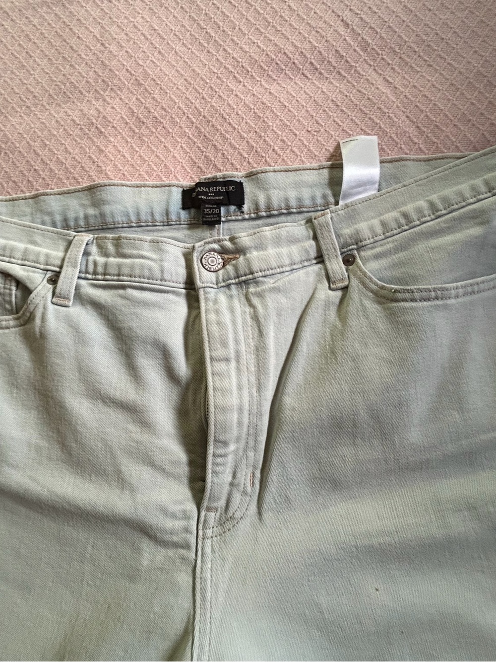 Banana Republic Ultra light wash wide leg jeans